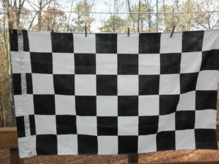 Black and White Checkered Flag 3 X 5 Race Fans NASCAR