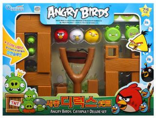 Angry Birds Authentic Catapult Deluxe Set Knock on Wood Slingshot Pig