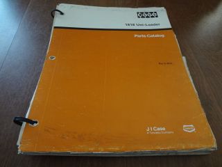 Case IH 1818 Uni Loader Parts Manual Catalog