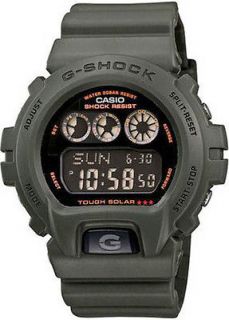 Tough Solar G Shock Strap Black Digital Dial Army Green Tough Solar G