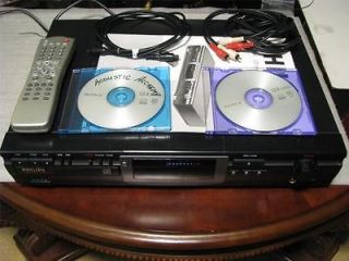 PHILIPS CDR 760 CD Recorder w Remote Manual Cables Great Condition