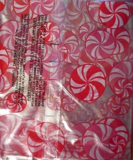 Peppermint Candy Cello Cellophane Cookie Tray Gift Bags/Sacks/Wrap