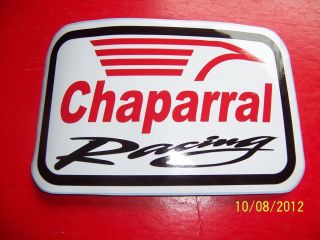 NEW Vinyl) Chaparral Racing (Red, Black and White Vinyl
