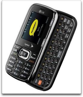 LG Rumor 2 LX265   Black (Virgin Mobile) Cellular Phone Mint Condition