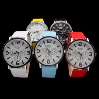 Promo Young Boys Teenager Leatheroid Quartz Sports Casual Wrist Watch