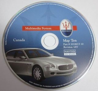 2004 2005 2006 2007 2008 Maserati Quattroporte Navigation CD 10 for