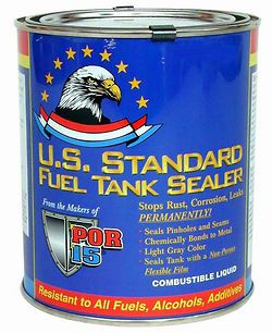 POR 15 U.S. Standard FUEL TANK SEALER PINT POR15 Rust