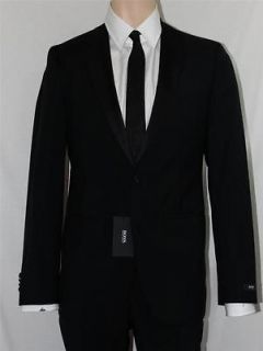 895 Hugo Boss The Stars 1/Glamour 1 size 36L Tuxedo in Black BNWT