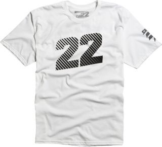 Shift MX Racing Chad Reed Tee White Two Two Motorsports No Sponsors 22