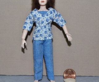Handcrafted Miniature Doll Clothes~112~Fits 5.5 Movable Female~Heidi
