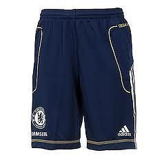 Adidas Boys Chelsea FC Training Football Shorts Age 7 8 , 9 10 , 11 12