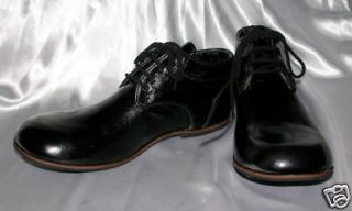 Professional leather clown shoes Chaplin Style Black MC