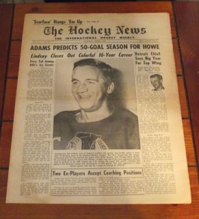 The Hockey News Vol.13 No.34 August, 1960 Ted Lindsay Retires (BV $15)
