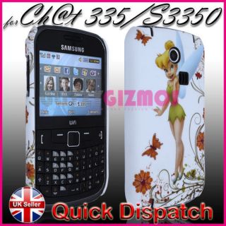 PRINT DESIGN HARD BACK CASE COVER SKIN FOR SAMSUNG CHAT CH@T335 S3350