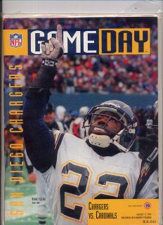 San Diego Chargers vs Cardinals 1996 Rodney Culver NFL Football