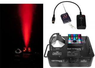 CHAUVET GEYSER RGB Fog Machine & LED DJ Stage Effect Light w/ Wireless