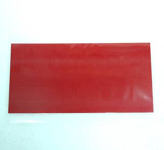 2pcs Acrylic sheet 200x100x2mm Transparent Red