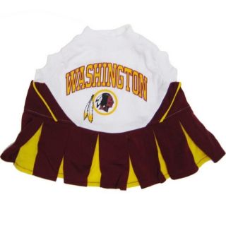 Redskins NFL Football Cheerleader Outfit Collar Leash Costume