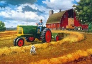 Oliver Twist Farm Tractor Print by Charles Freitag 17 x 11
