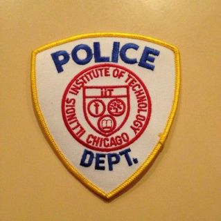 Chicago Illinois Institute Of Technology Police Embroidered Patch