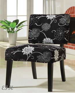 NEW CHESNEE CONTEMPORARY UPHOLSTERED WOOD ACCENT CHAIR