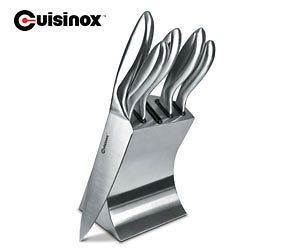 Cuisinox 6pc Kitchen Knife Set Knives with Block NEW