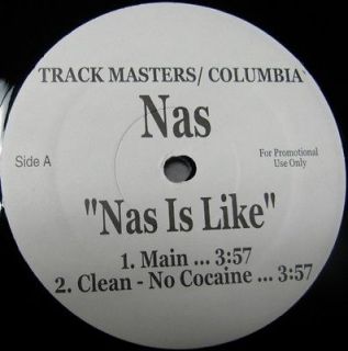 NAS Nas Is Like (TEST PRESSING) Super Rare DJ PREMIER 12