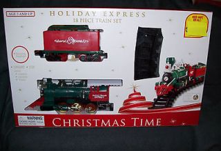 CHRISTMAS Holiday express train 18 PS TRAIN SET CHRISTMAS TIME 16