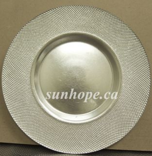 silver plate chargers