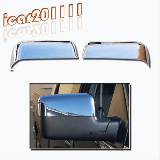 05 06 07 08 Ford F150 Pickup Truck Chrome Door Top Half Mirror Covers