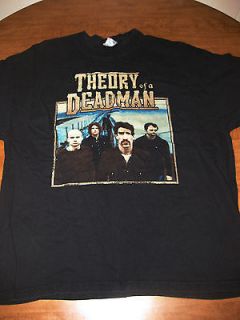 THEORY OF A DEADMAN Canadian rock band XL T shirt British Columbia