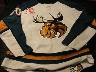 Manitoba Moose Jersey Vancouver Canucks Mike Keane AHL Game Worn