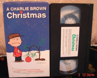 Charlie Brown Christmas Vhs Video Shell Oil OOP Rare 1992 Release