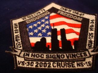 VS 30 2002 CRUISE HS 15 ENDURING FREEDOM IN HOC SIGNO VINCES MILITARY