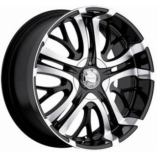 22x9.5 Black Incubus Paranormal Wheels 5x5 5x135 +18 FORD EXPEDITION F