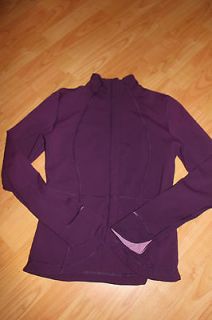 MINT Lululemon Shape Jacket 4 XS Purple Yoga Run Dance Gym Define