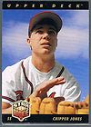 1992 Upper Deck #24 Chipper Jones   Atlanta Braves   Star Rookie