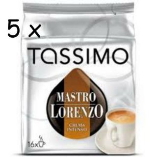 Mastro Lorenzo Crema Intenso   Pack of 5 (80 t disc / Servings