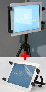Tablet PC TRIPOD Mount Holder & Stand iPad 1 2 3 + Headrest FREE BONUS