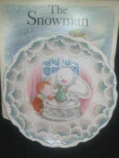 Royal Doulton The Snowman Plate snowman christmas cake rare 8
