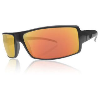 ELECTRIC EC DC Sunglasses Matte Black with Grey Fire Chrome Lens NEW