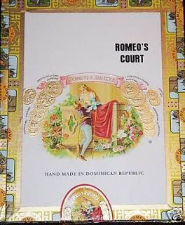 Romeo Y Julieta Paper Covered Cigar Box [Romeos Court]