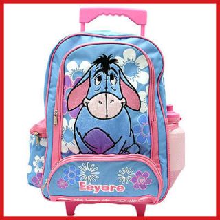 Winnie the Pooh Eeyore School Roller Backpack 16 Large Bag