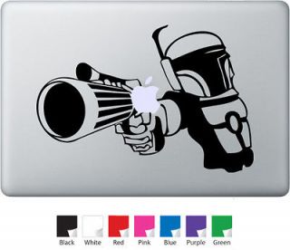 Storm Trooper With Gun   Decal for Mac Book or Ipad