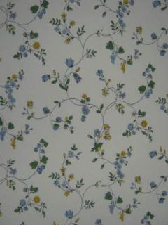 LOT 3 DR SCHUMACHER White Blue Vine Flowers Wallpaper