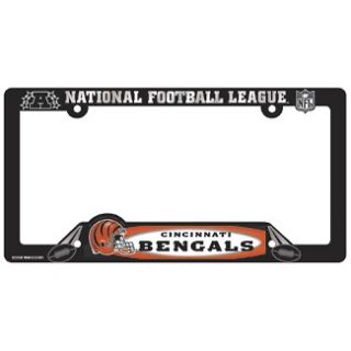 Cincinnati Bengals Plastic License Plate Frame NFL