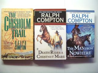 Lot 3 RALPH COMPTON pb CHISHOLM TRAIL/MAN FROM NOWHERE/DEATH RIDES