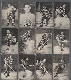1952 53 St. Lawrence Sales Hockey Lot of 71 cards