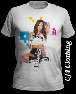 Lee WWE Divas Printed T Shirt S M L XL John Cena CM Punk Sexy Girl CJ4