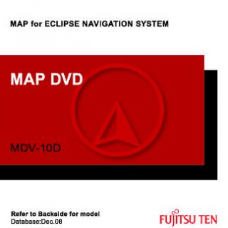 ECLIPSE MDV 10D Navigation Map Ver 2.4 DVD/Disc/CD NEW